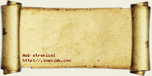 Janko Adamović vizit kartica